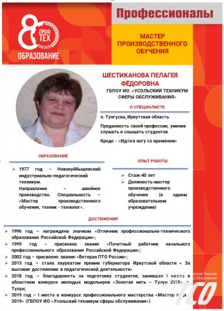 Профтехобразованию-80. Акция № 6 Профтехобразованию-80. Акция № 6